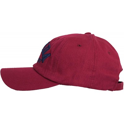 Baseball Caps Cotton Baseball Cap Canada Maple Flag Embroidery LX1382 - Wine - CT12OB79S6W $12.40