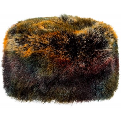 Skullies & Beanies Faux Fur Cossack Russian Style Hat for Ladies Winter Hats for Women - Colorful - C918Y385Q3E $12.83