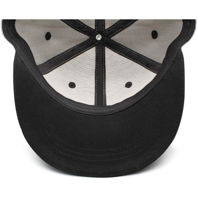 Baseball Caps Mens Womens Printing Adjustable Meshback Hat - Black-3 - CG18N6KZN85 $17.67