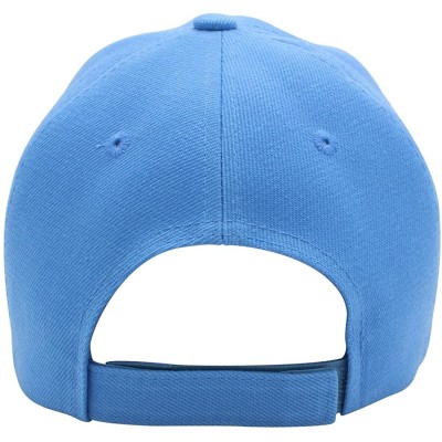 Baseball Caps Baseball Cap Men Women - Classic Adjustable Plain Hat - Sky - CV17YKGZ223 $7.64