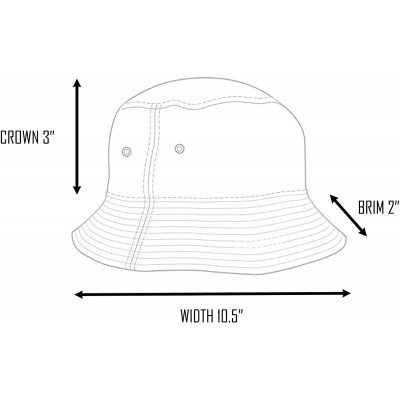 Bucket Hats Summer 100% Cotton Stone Washed Packable Outdoor Activities Fishing Bucket Hat. - City Camo - CX195U5SXZC $8.49