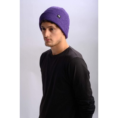 Skullies & Beanies Canadian-Made Unisex Classic Cuff Beanie & Slouch Hat - Mauve - CT18ZL64N09 $13.39