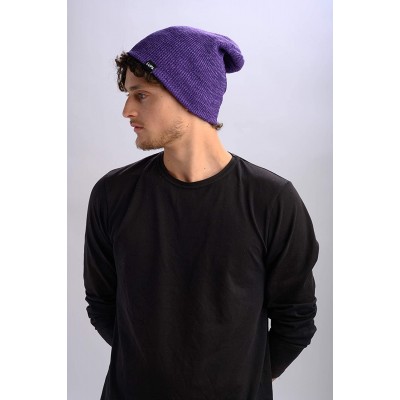 Skullies & Beanies Canadian-Made Unisex Classic Cuff Beanie & Slouch Hat - Mauve - CT18ZL64N09 $13.39