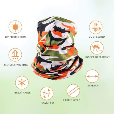 Balaclavas Protection Windproof Sunscreen Breathable Camouflage - Camouflage (6 Pack) - C9196U8G2E2 $22.70