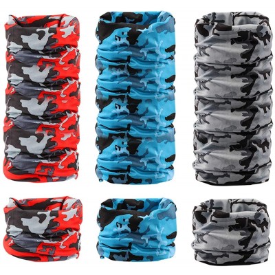 Balaclavas Protection Windproof Sunscreen Breathable Camouflage - Camouflage (6 Pack) - C9196U8G2E2 $22.70