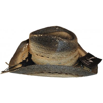 Cowboy Hats Women's Mallorie Drifter - Black Tea Stained - CK12BDK7T47 $36.10