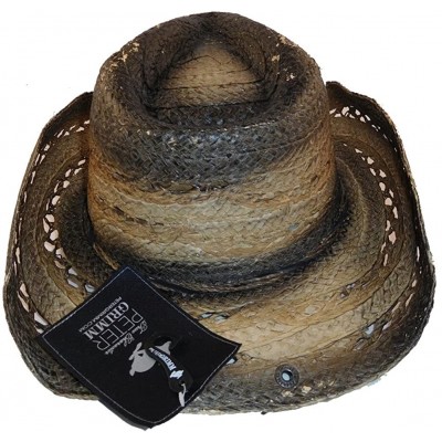 Cowboy Hats Women's Mallorie Drifter - Black Tea Stained - CK12BDK7T47 $36.10