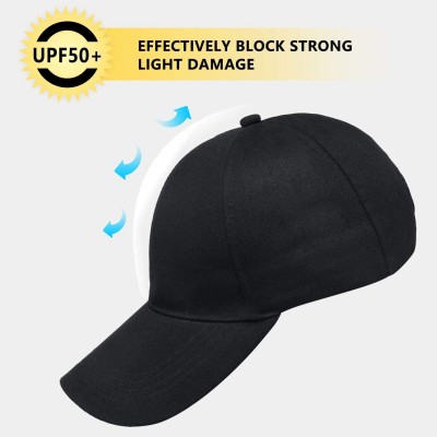 Baseball Caps Classic Polo Baseball Cap Ball Hat Adjustable Fit for Men and Women - Black2 - C518WD9RI95 $11.44