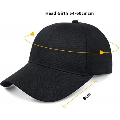 Baseball Caps Classic Polo Baseball Cap Ball Hat Adjustable Fit for Men and Women - Black2 - C518WD9RI95 $11.44