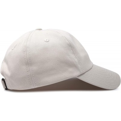 Baseball Caps Youth Childrens Cotton Cap Plain Hat Black Khaki Navy Pink Red White - Beige - CN12NERNCCY $11.92