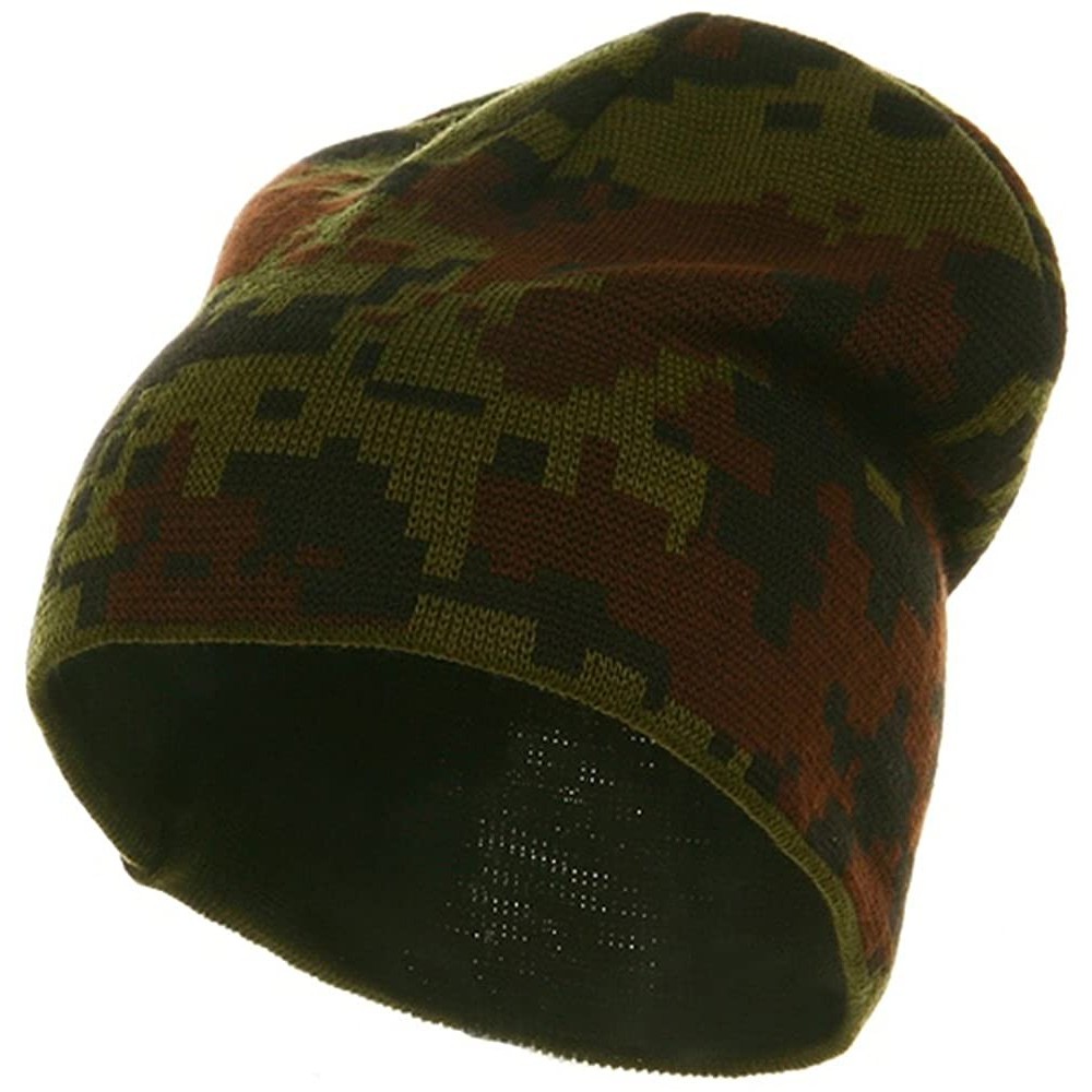 Skullies & Beanies Digital Camo Beanie - Woodland - Multi-color - CI1130ZB729 $15.95