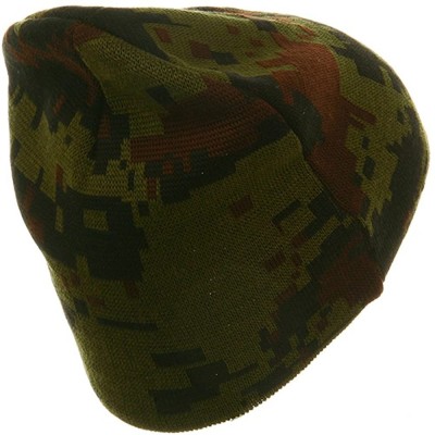 Skullies & Beanies Digital Camo Beanie - Woodland - Multi-color - CI1130ZB729 $15.95