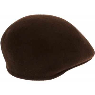 Newsboy Caps Mens 100% Wool Ivy Cap Premium Classic Hat- Available - Brown - CS1869KQ2W6 $11.68