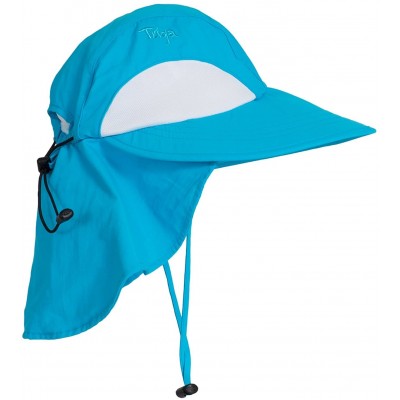 Sun Hats Adult Unisex Sol Wide Brim Sun Hats - UPF 50+ Sun Protection - Aqua - C111ZUGO8XL $26.13