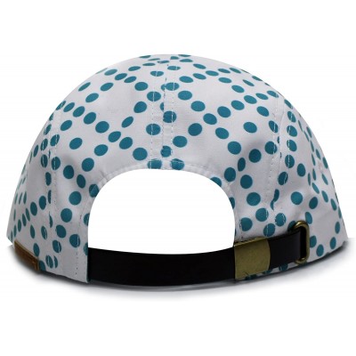 Baseball Caps Mexcian Patterned 5 Panel Hats - Dot Turquoise - CF11WBULW1F $15.89