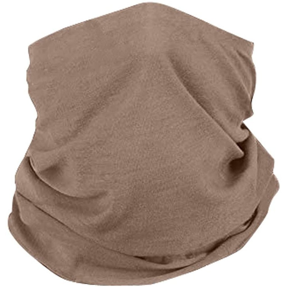 Balaclavas Seamless Unisex Face Bandanas for Dust- Festivals- Outdoors- Sports Men Face Scarf - A-khaki - CU197T5ZTCD $13.28