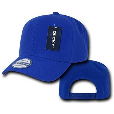 Baseball Caps Acrylic Curved Bill Snapbacks - Royal - CL11M63QVRR $10.51