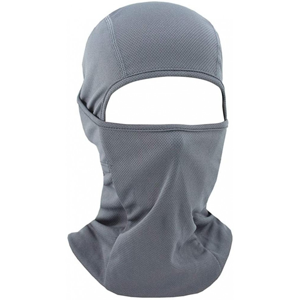 Balaclavas Windproof Balaclava Bandana Headwrap Breathable Neck Giater for Outdoor Sports - 1 Dark Grey - CS199IC4WQM $13.72