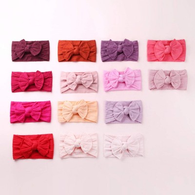 Headbands Headbands Turban Baby Accessories colors - Burgundy - CA18SAGMDUY $26.29