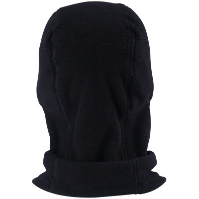 Skullies & Beanies Balaclave Fleece Windproof Ski Mask Face Mask Tactical Hood Neck Warmer - Black Balaclava-windproof Polar ...