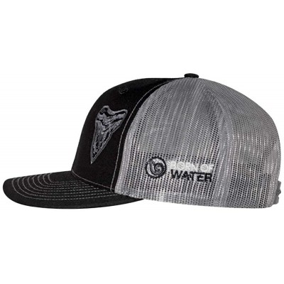 Baseball Caps Megalodon MEG Tooth Trucker Hat - Scuba Dive - Freediving - Spearfishing - Black - Charcoal - CB1802N5I3U $19.64