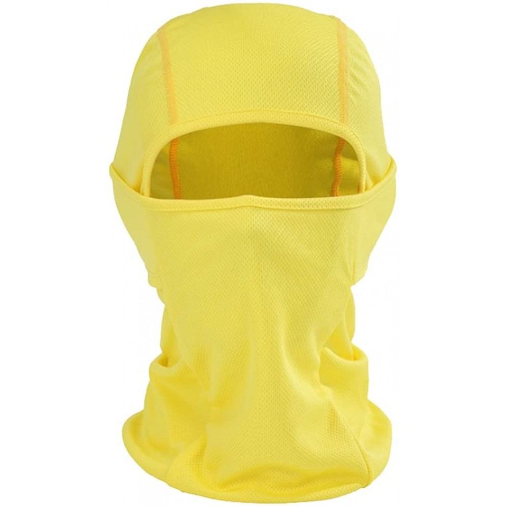 Balaclavas Neck Warmers Face Scarf Balaclava Ski Mask -Cold Weather Ski Face Mask - To-yellow - CU18ADX5M3E $11.15