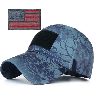 Baseball Caps Camouflage Baseball American Tactical Operator - Navy - CQ18AQ9YWK3 $15.32