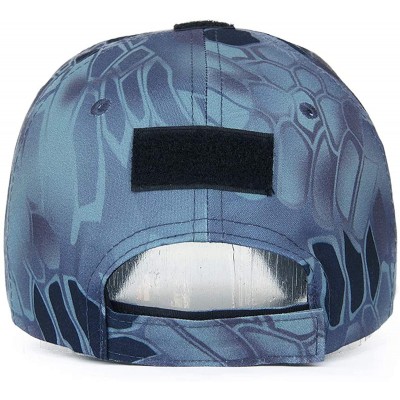 Baseball Caps Camouflage Baseball American Tactical Operator - Navy - CQ18AQ9YWK3 $15.32