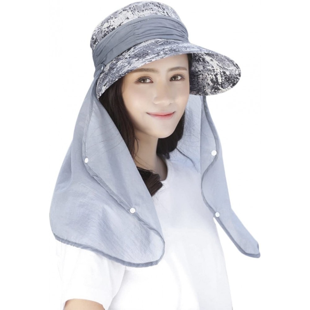 Sun Hats Outdoor Cycling Protection Foldable Sunshade - Gray - C518DH3Y39G $10.29