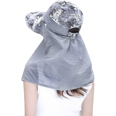 Sun Hats Outdoor Cycling Protection Foldable Sunshade - Gray - C518DH3Y39G $10.29