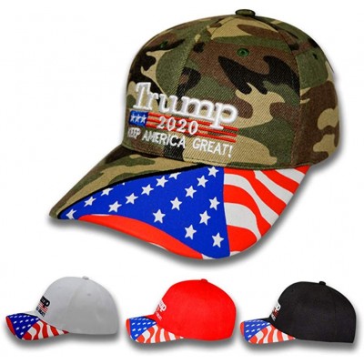 Baseball Caps Make America Great Again Donald Trump USA Cap Adjustable Baseball Hat - Camo 2 - CN18WDLXI2E $11.48