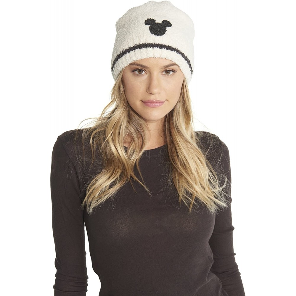 Skullies & Beanies CozyChic Adult Classic Mickey Mouse Beanie Disney Series - Cream/Carbon - CI1896T949L $40.67