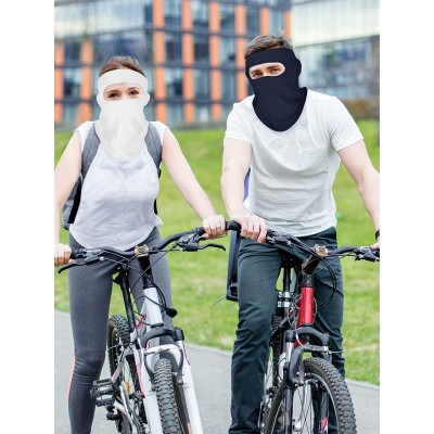 Balaclavas Balaclava Protective Protection Outdoor Activities - White- Gray- Navy Blue- Black - CU197TAL33O $10.82