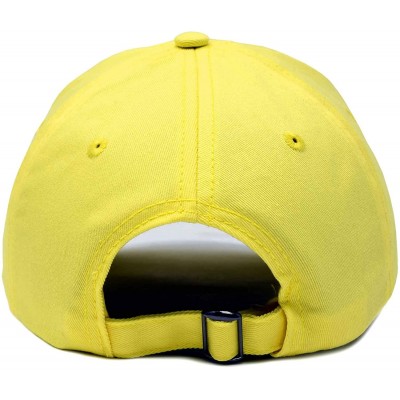 Baseball Caps Pineapple Hat Unstructured Cotton Baseball Cap - Minion Yellow - CF18ICDYQRH $8.82