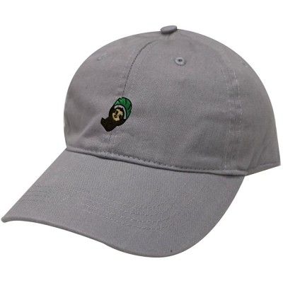 Baseball Caps Flying Sloth Cotton Baseball Dad Caps - Light Grey - CG184D8OI7O $10.37