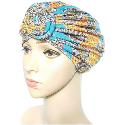 Skullies & Beanies 4Packs 3Packs Pattern Headwrap Pre Tied - Colors-2+1-pink - CW192X7OZN6 $20.18