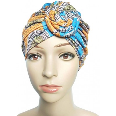 Skullies & Beanies 4Packs 3Packs Pattern Headwrap Pre Tied - Colors-2+1-pink - CW192X7OZN6 $20.18