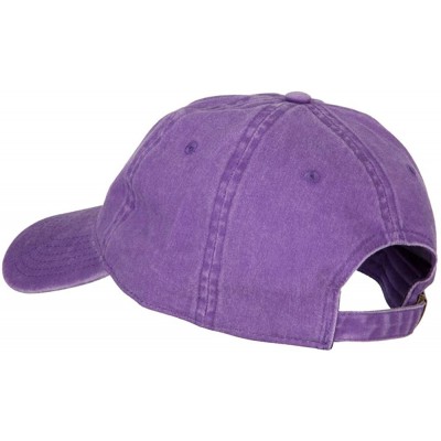 Baseball Caps Mama Bear Embroidered Washed Cap - Purple - CV18A8D0DK8 $27.34