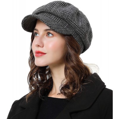 Berets Women Beret Newsboy Hat French Cotton Cap Classic Autumn Spring Winter Hats - CV18LA9ESIA $11.78