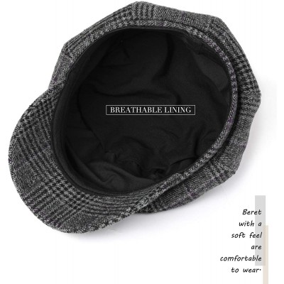 Berets Women Beret Newsboy Hat French Cotton Cap Classic Autumn Spring Winter Hats - CV18LA9ESIA $11.78