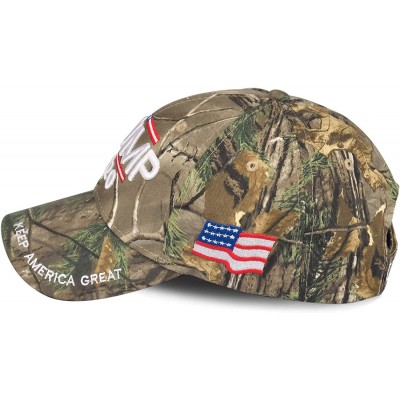 Baseball Caps Donald Trump 2020 Hat Keep America Great Embroidered MAGA USA Adjustable Baseball Cap - E-1-camo - CN18T5LXRNE ...