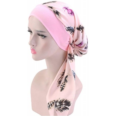 Skullies & Beanies Scarves Pre Tied Headwear Bandana Headwraps - 3 Pack - CM196YTM9Y7 $19.43