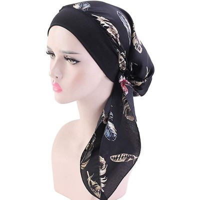 Skullies & Beanies Scarves Pre Tied Headwear Bandana Headwraps - 3 Pack - CM196YTM9Y7 $19.43