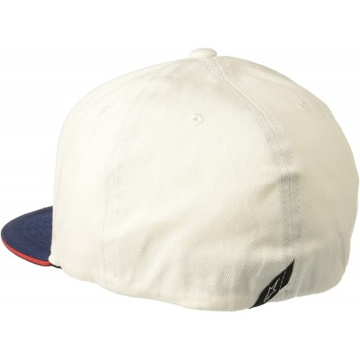 Baseball Caps Men's Ageless Flatbill Hat - White/Red - CL12ODKC5X8 $26.06