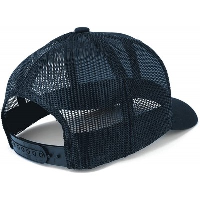 Baseball Caps American Flag Patch Snapback Trucker Mesh Cap - Navy - Black Grey - CA188I86X74 $17.88