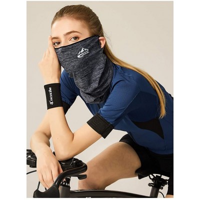 Balaclavas Seamless Face Cover-Multifunctional Headwear Sports-Headbands Neck Gaiter Gray - CX197R2XR4Z $17.04