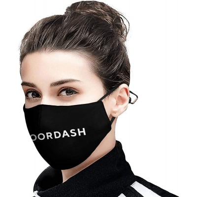 Balaclavas Unisex Doordash-Logo- Dust Face Covers for Mens Womens Soft Cotton Blend Face Covers - CZ197W0MD4M $14.06