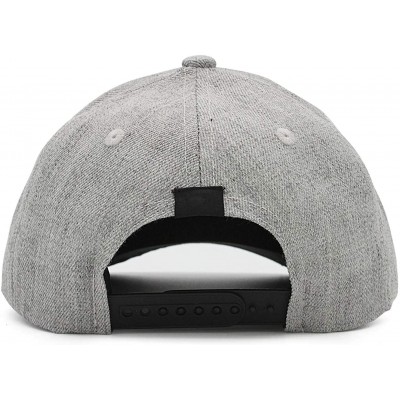 Baseball Caps Mens Womens Printing Adjustable Meshback Hat - Grey-1 - C218N9RHIGQ $19.29