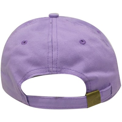 Baseball Caps Bad Hair Day Cotton Baseball Caps - Lilac - C2182XNWM0X $13.10