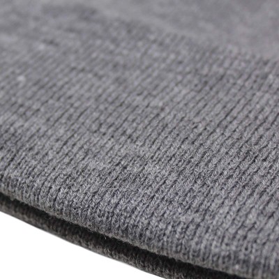 Skullies & Beanies Daily Beanie Hat for Men Winter Hat Cuff Beanie Thick Knit Skull Cap - Dark Gray - CZ18IRSQO7W $9.23